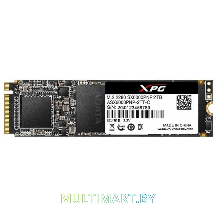 SSD диск A-Data XPG SX6000 Pro 2TB (ASX6000PNP-2TT-C)